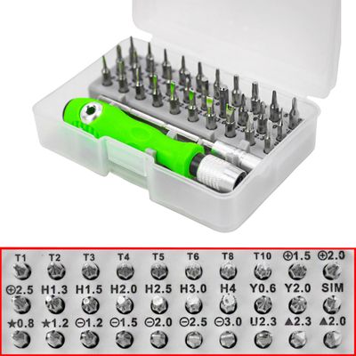 Kit Chaves Ferramenta Celular Manutenção 32 em 1 Ferramenta Reparo Eletronicos