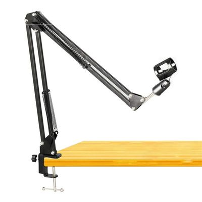 Pedestal Suporte Mesa Braço Articulado Para Microfone Studio e Home Studio