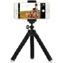 Mini Tripé Flexível Articulado para Câmeras e Smartphones – Portátil e Ajustável Suporte Celular 25cm Portatil
