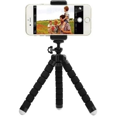 Mini Tripé Flexível Articulado para Câmeras e Smartphones – Portátil e Ajustável Suporte Celular 25cm Portatil