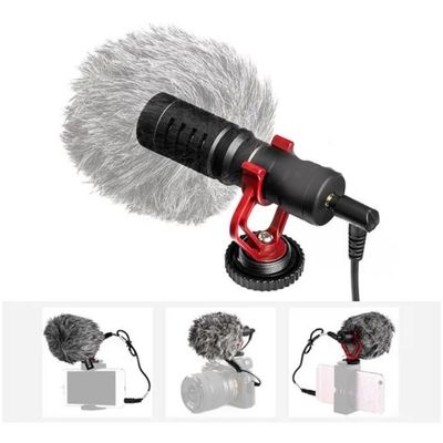 Microfone Condensador De Video Direcional By-mm1 - Cardioide para Vídeo Plug & Play
