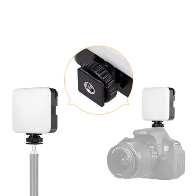 Mini Luz LED Portátil RGB para Fotos e Vídeos – Ajuste de Cor e Intensidade Vídeo Câmera Lâmpada