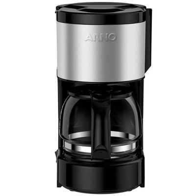 Cafeteira ARNO Filtro Perfectta 12 Xicaras INOX - 8010000817  PRETO/INOX  110 VOLTS