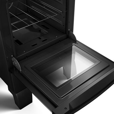 Fogão a Gás CFO4VCE 4 Bocas com Mesa de Vidro, Preto Consul Preto / Bivolt