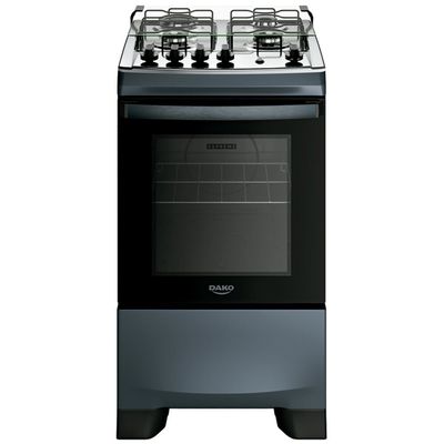 Fogão a Gás 4 Bocas Dako Supreme Titanium com Mesa Inox Inox / Bivolt