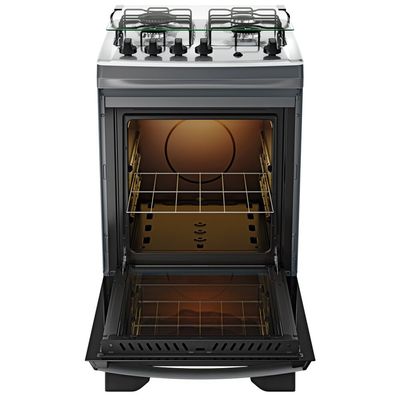 Fogão a Gás 4 Bocas Dako Supreme Titanium com Mesa Inox Inox / Bivolt