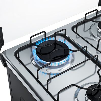 Fogão a Gás 4 Bocas Dako Supreme Titanium com Mesa Inox Inox / Bivolt