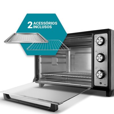 Forno Elétrico 65L Philco Dupla Resistência PFE65 127V