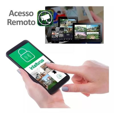 Kit 6 Câmeras Intelbras Fullcolor 1220 Dvr Intelbras Mhdx 3008C + hd 1TB