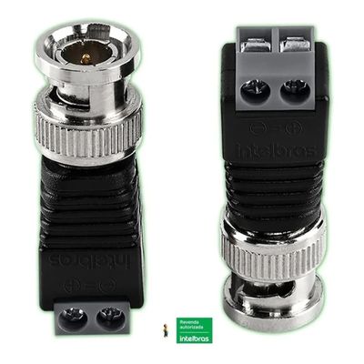 Kit 10 Peças Conector Com Borne Bcn Macho Intelbras Conex 1000