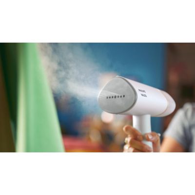 Vaporizador Portátil Philips Walita Série 3000 STH3020 1000W Dobrável Reservatório 120ml Branco branco / 220