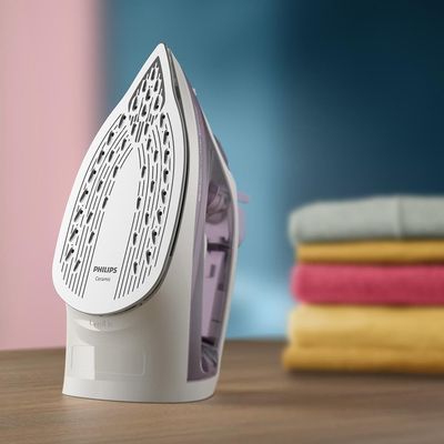 Ferro de Passar a Vapor Philips Walita Série 2000 DST2020 Base Cerâmica Reservatório 250ml Calc Clean Roxo roxo / 110