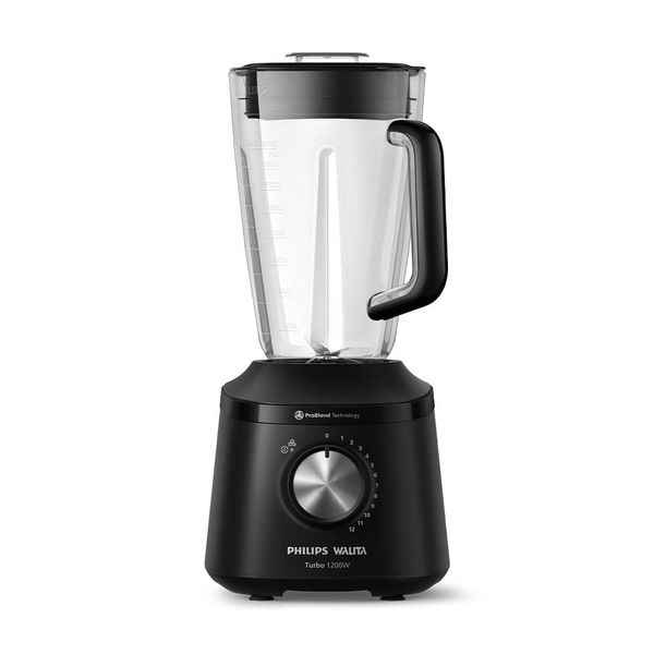 Liquidificador Philips Walita Série 3000 HR2271 1200W 3L 12 Velocidades Preto Preto / 110