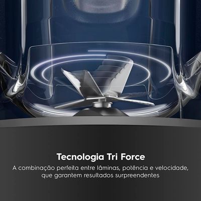 Liquidificador Electrolux EBL1500 Efficient TriForce 1500W 3,2L Cinza Cinza / 220