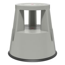 Escada Móvel FlashLimp com Rodízios  Cinza