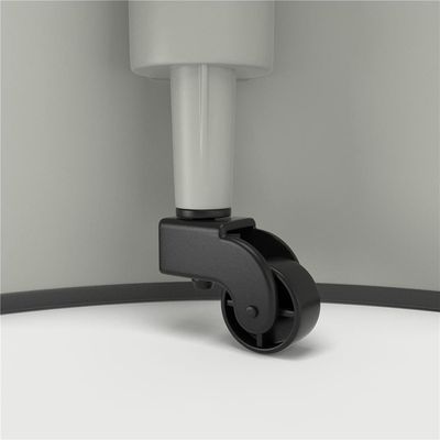 Escada Móvel FlashLimp com Rodízios  Cinza