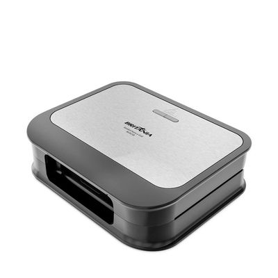 Sanduicheira e Grill Britânia BGR25B com Revestimento antiaderente, Trava de Fechamento e Base Antiderrapante  Preto/Inox Preto,Inox / 110