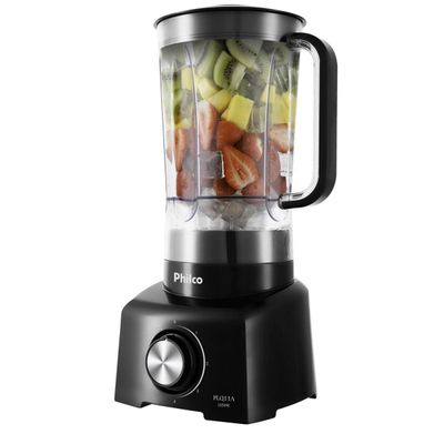 Liquidificador Philco PLQ11A 1050W 2,7L 4 Velocidades Função Tritura Gelo Preto Preto / 110