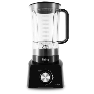 Liquidificador Philco PLQ11A 1050W 2,7L 4 Velocidades Função Tritura Gelo Preto Preto / 110