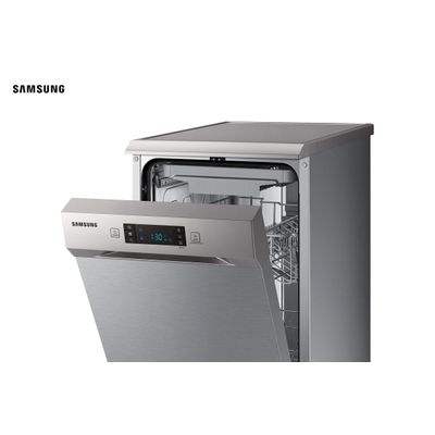Lava-louças Samsung Inox com 10 Serviços, Limpeza Silenciosa e Display LED - 220V