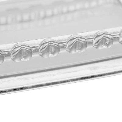 Manteigueira de Cristal Lyor com Tampa Coração - 17x10,5x10cm