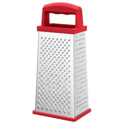 Ralador 4 Faces 8 Inox Euro Home - Vermelho