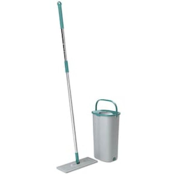 Mop Lava e Seca FlashLimp com Balde 5,5L e Refil Cinza/ Verde