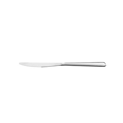 Conjunto de Facas de Sobremesa Brinox Módena Aço Inox 12 Peças Aço Inox Polido com Friso