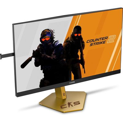 Monitor Gamer 24,1" LED AOC AGON Pro Counter Strike 2 CS25G/78 Full HD 610Hz Preto e Dourado