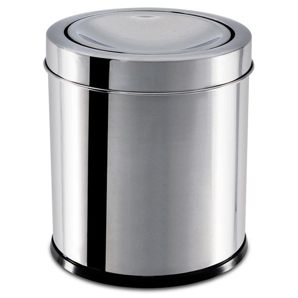Lixeira Brinox com Tampa Basculante 3032/201 em Inox - 3,2 L Inox