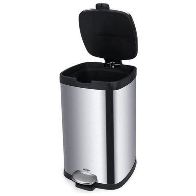 Lixeira Brinox com Pedal e Balde Frame Inox - 12 L Inox