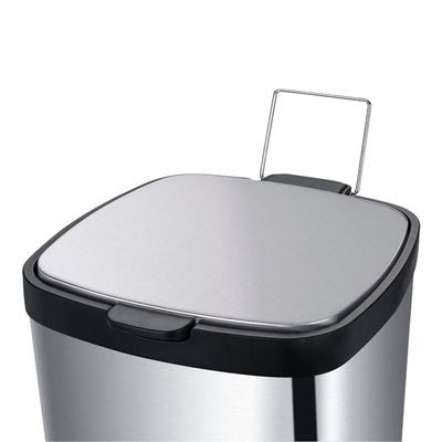 Lixeira Brinox com Pedal e Balde Frame Inox - 12 L Inox