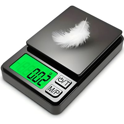 Mini Balança 500g Alta Precisão Joias Temperos Digital - Precisa para Café, Chá e Panificação