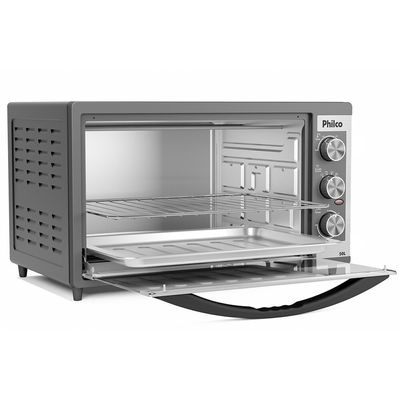 Forno Elétrico Philco 50 Litros, Dupla Resistência - PFE52P Preto / 110V