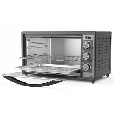 Forno Elétrico Philco 50 Litros, Dupla Resistência - PFE52P Preto / 110V