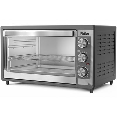 Forno Elétrico Philco 50 Litros, Dupla Resistência - PFE52P Preto / 110V