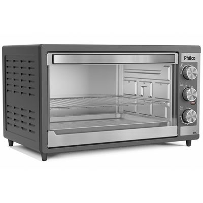 Forno Elétrico Philco 50 Litros, Dupla Resistência - PFE52P Preto / 110V