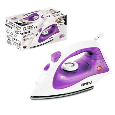 Ferro De Passar A Vapor Premium 110V - Roxo