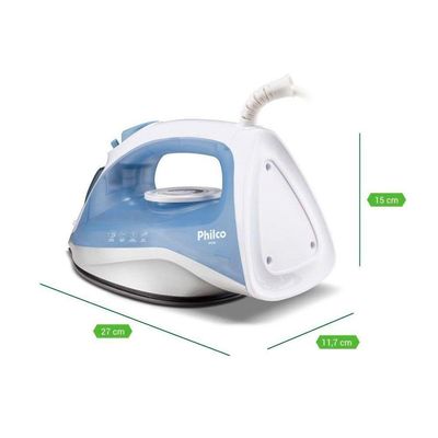 Ferro De Passar A Vapor Philco Pfv40 Azul 110V