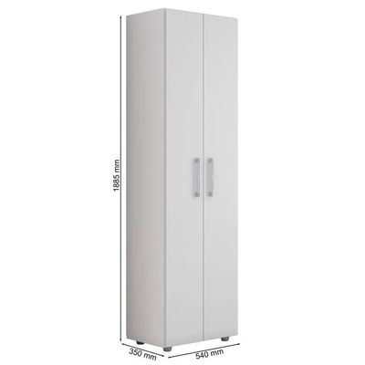 Multiuso 2 Portas 4 Prateleiras Breatriz 190cm Ajl Móveis