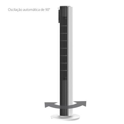 Ventilador de Torre 110cm Spirit Esterilizador com 12 velocidades, Controle Remoto e Timer de até 12 horas, Branco – 220V