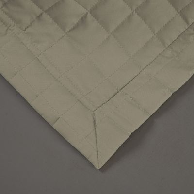 Kit Cobre Leito Colcha Bellini King Dupla Face Percal 300 Fios Textura Matelassê 3 Peças - Cáqui