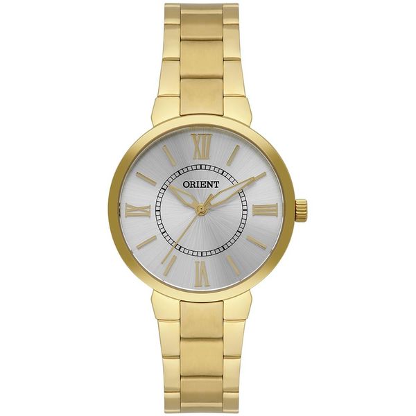 Relógio Orient Feminino Ref: Fgss0222 S3kx Casual Dourado