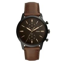 Relógio Fossil Masculino Ref: Fs5437/0mn Cronógrafo Black
