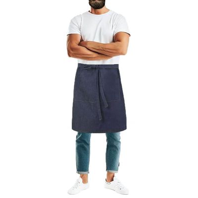 Avental de Cintura Jeans Barista Chef Garçom Bartender 10un