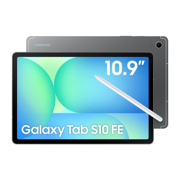 Tablet Samsung Galaxy Tab S10 FE 10.9" Android 15 128GB Exynos 1580 Wi-Fi 13MP Caneta S Pen Capa Protetora Cinza