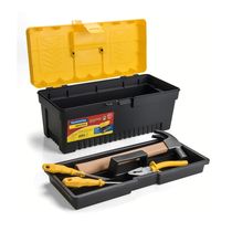 Caixa Plástica para Ferramentas 17" Tramontina Master com Bandeja Removível