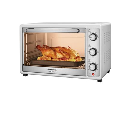 Forno Elétrico 52L Grand Family II Mondial Branco/Inox 1800W - FRN-52-W 127V