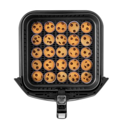 Fritadeira Sem Óleo Air Fryer 8L Mondial Preto/Inox 1900W - AFD-80-BI 220V