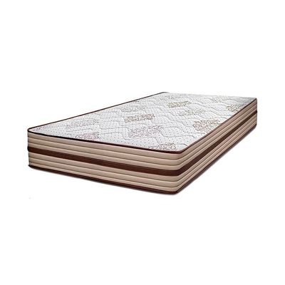 Colchão de Solteiro Cama InBox Livity com Molas Ensacadas e Espuma D26 24x88x188cm  Bege
